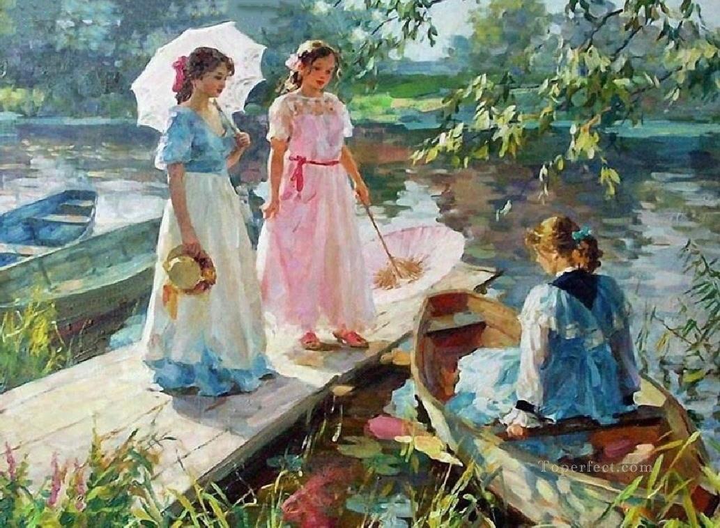Beautiful Girl VG 35 Impressionist Oil Paintings